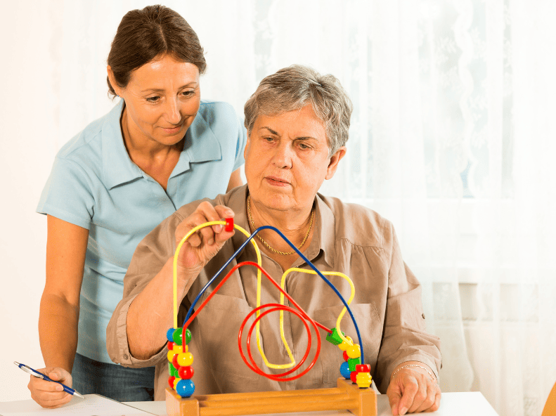 Adulto en terapia ocupacional 